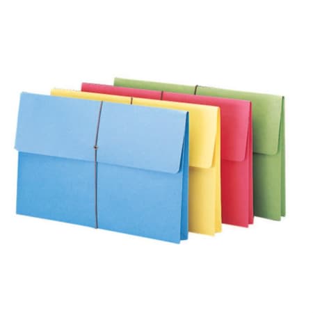 Smead Wallet, 2"Expnd, 11Pt, Lgl, Ast Pk SMD77271